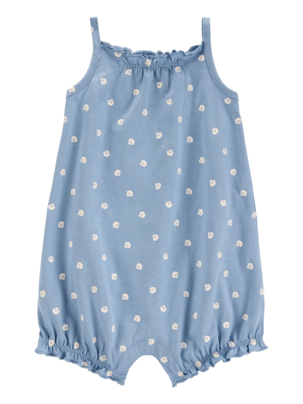 Carter's Light Blue Floral Baby Romper